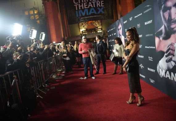 Christina Milian Attends Manny Premiere In Hollywood